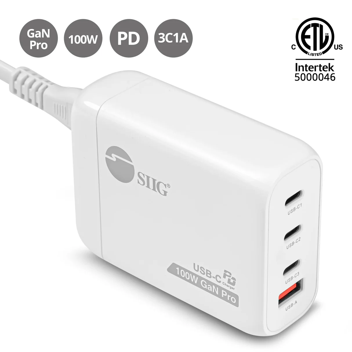 100W GAN PD COMBO CHARGER -     3C1A
