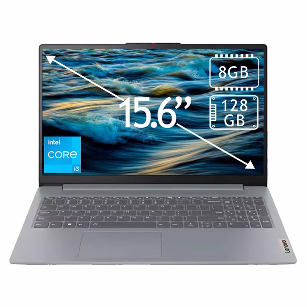 Lenovo SLIM 3 15IAN8 Core™ i3-N305 128GB UFS 8GB 15.6" (1920x1080) WIN11 ARCTIC GRAY