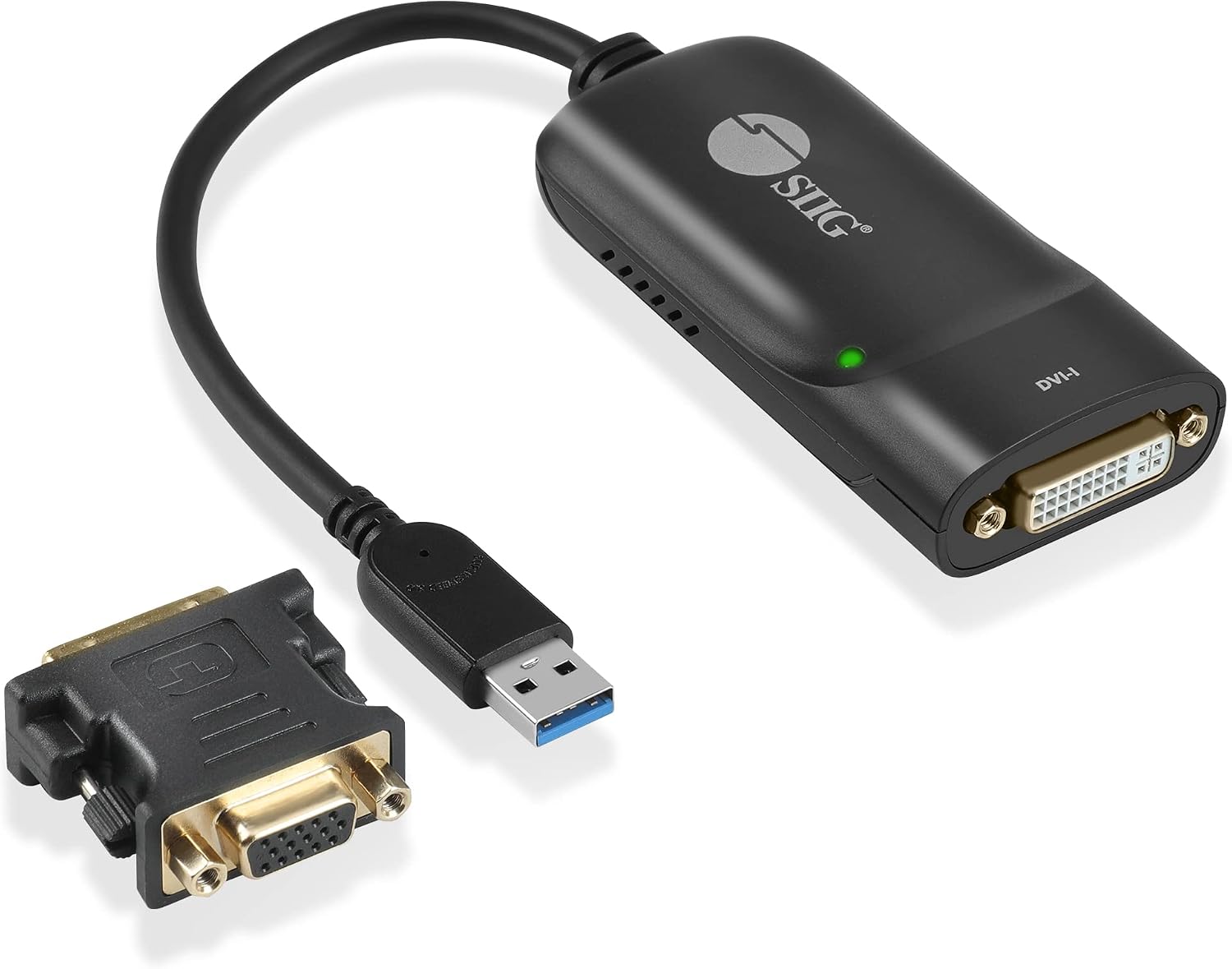 USB 3.0 TO DVI/VGA ADAP 1080P   USB 3.0 5 GBPS INCL DVI TO VGA ADAP