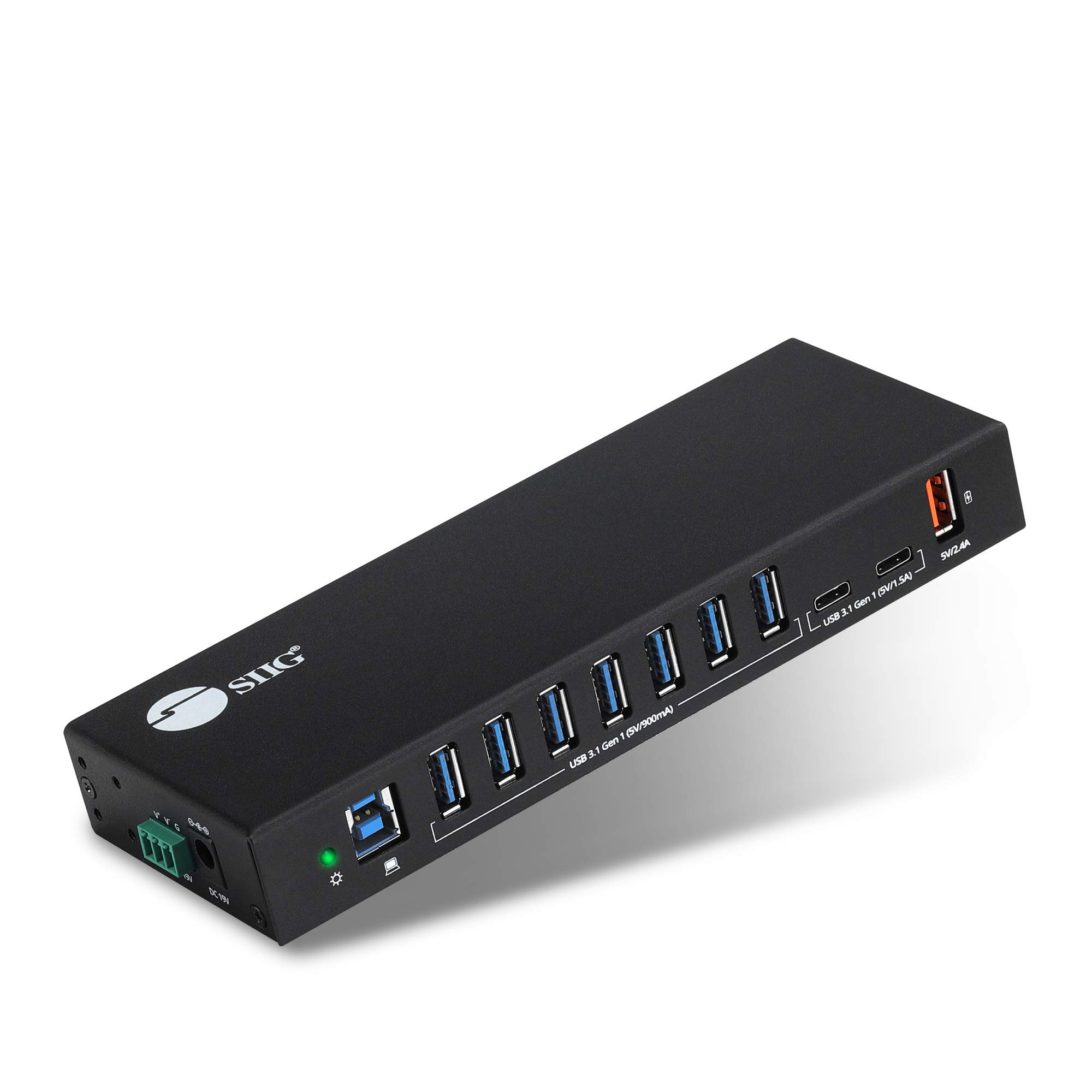 10PORT INDUSTRIAL USB 3.1 GEN1  WITH DUAL USB-C HUB  CHARGING