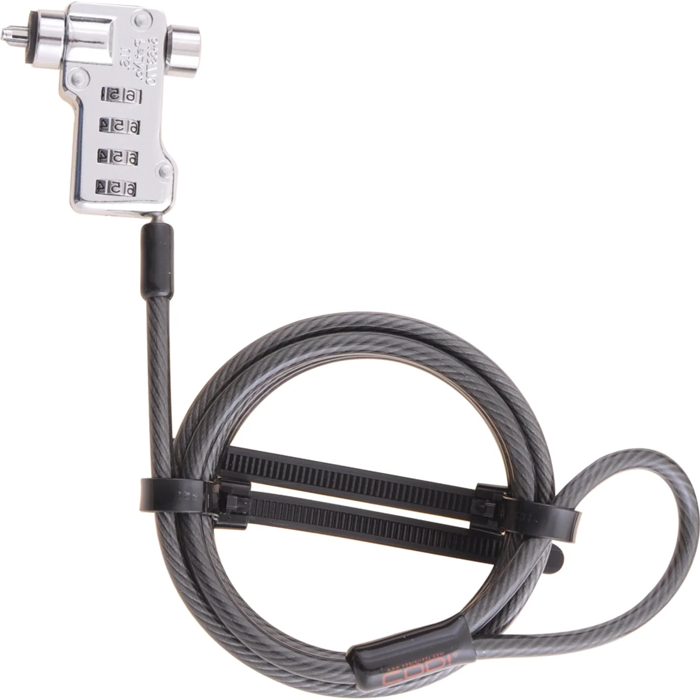 4 DIGIT COMBINATION CABLE LOCK  FITS STANDARD LOCK SLOTS