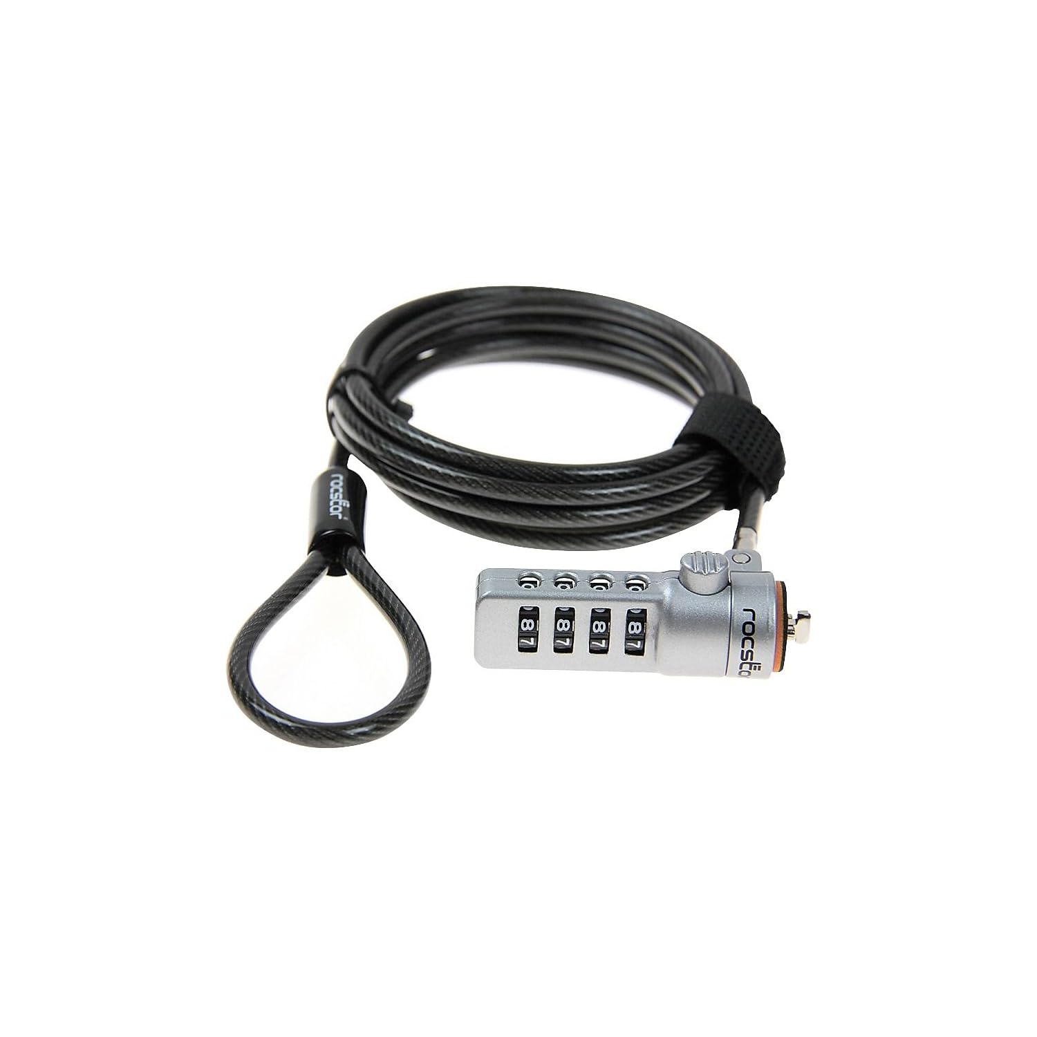 6FT ROCBOLT COMBINATION LAPTOP  LOCK SECURITY CABLE 4 DIGIT LOCK