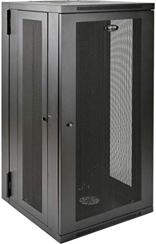 26U WALL MOUNT RACK ENCLOSURE   SERVER CABINET HINGED BACK DEEP