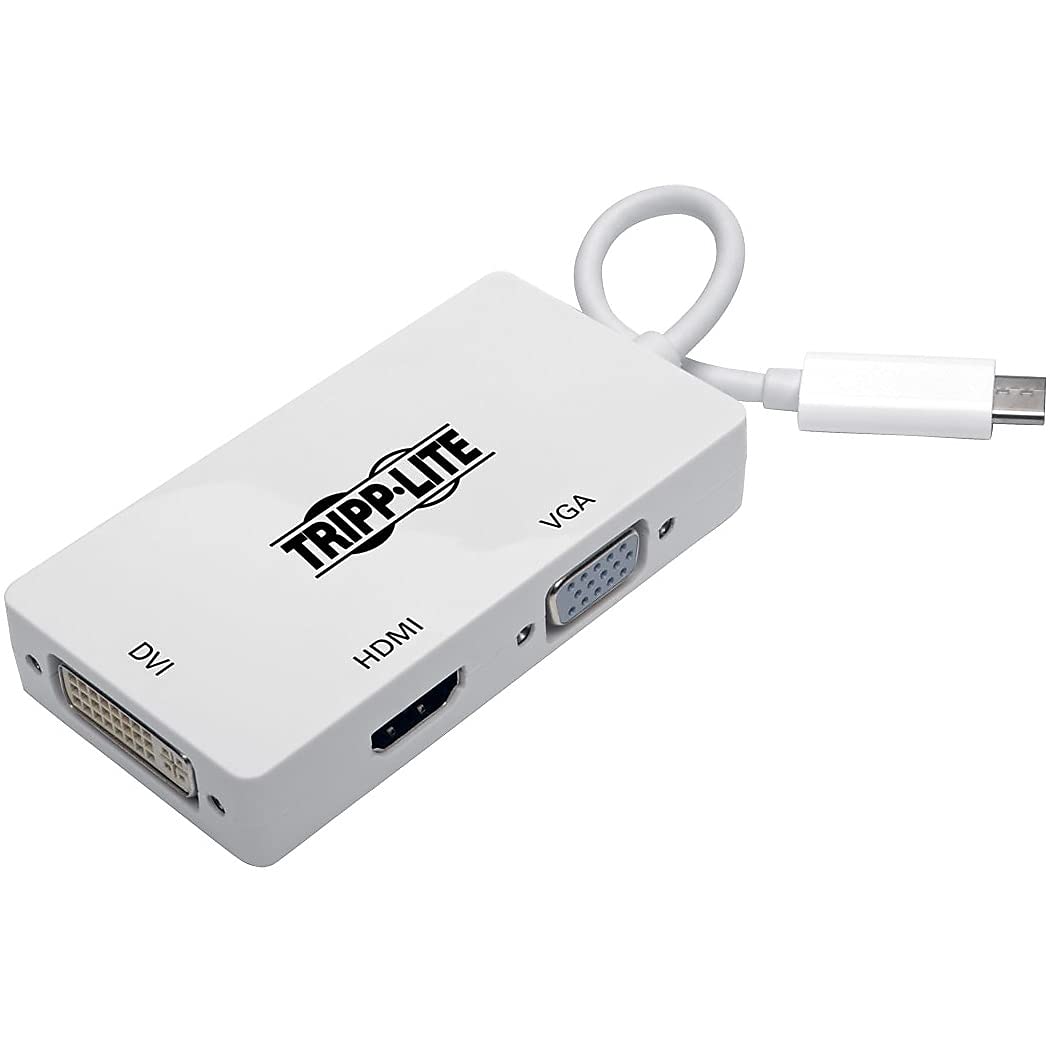 USB C TO HDMI/DVI/VGA ADAPTER   MULTIPORT 4K USB TYPE C TO HDMI
