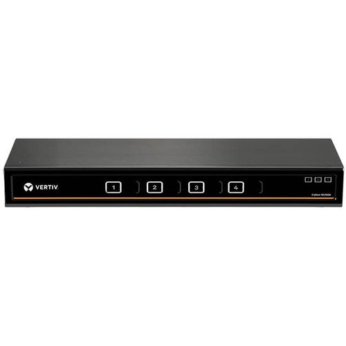 CYBEX 4PORT SC UNIV DP/H SECURE KVM SW DUAL DISP WITH CAC PP4.0