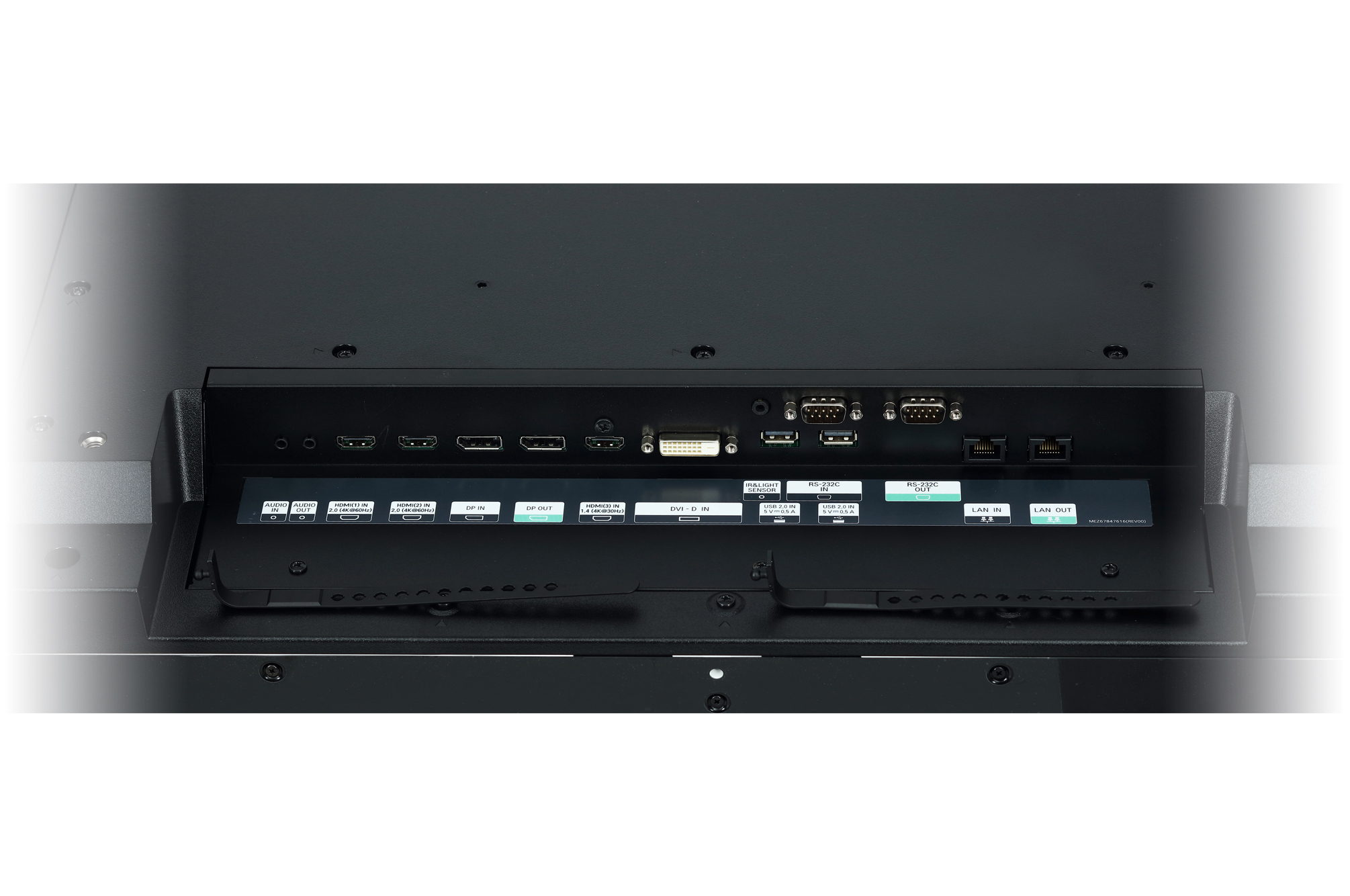 86IN LCD STRETCH MNTR           58:9 500NIT 24/7 LAND/PORT HDMI DP