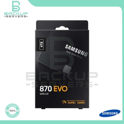 Samsung 870 EVO 4TB Internal SSD, SATA 2.5-Inch, High-Performance Storage