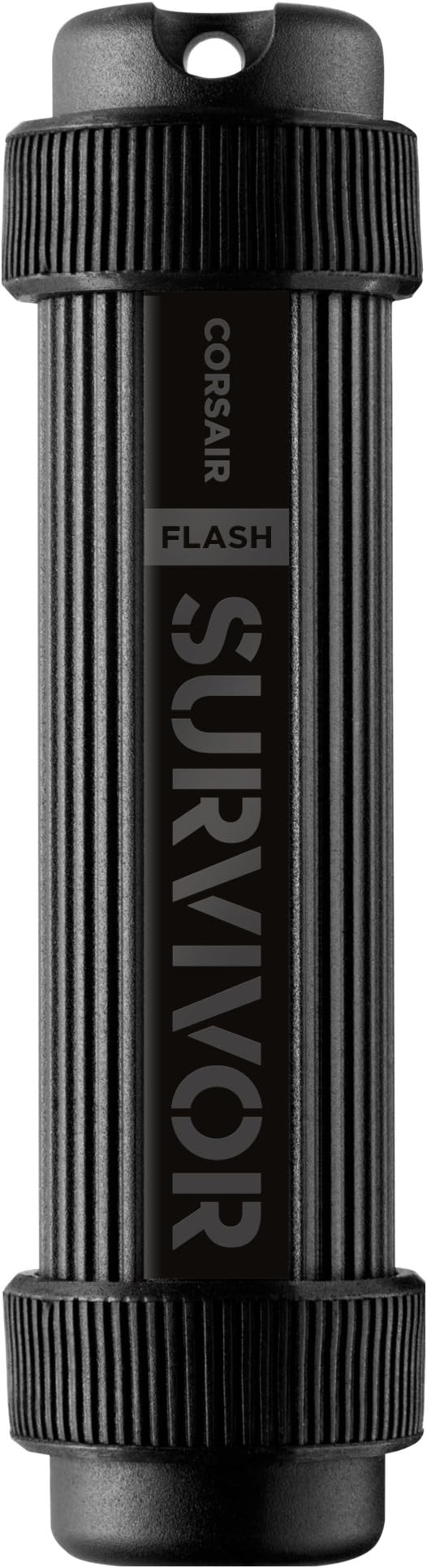 Corsair Flash Survivor Stealth USB 3.0 Flash Drive, 512GB, Water and Shock Resistant