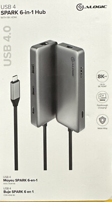 USB 4 SPARK 6-IN-1 HUB          W/ 8K HDMI