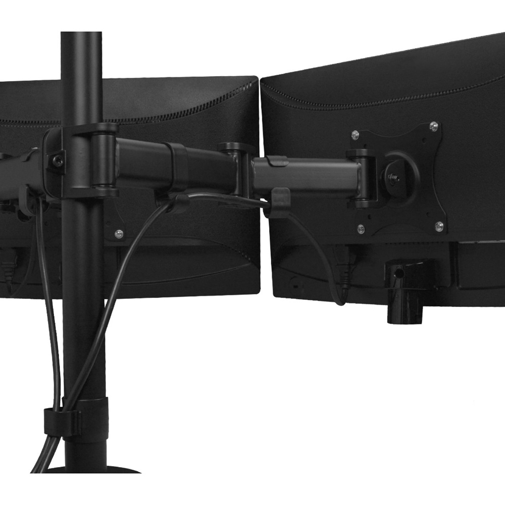 DUAL MONITOR ARTICULATING DESK  MOUNT - 13 TO 27