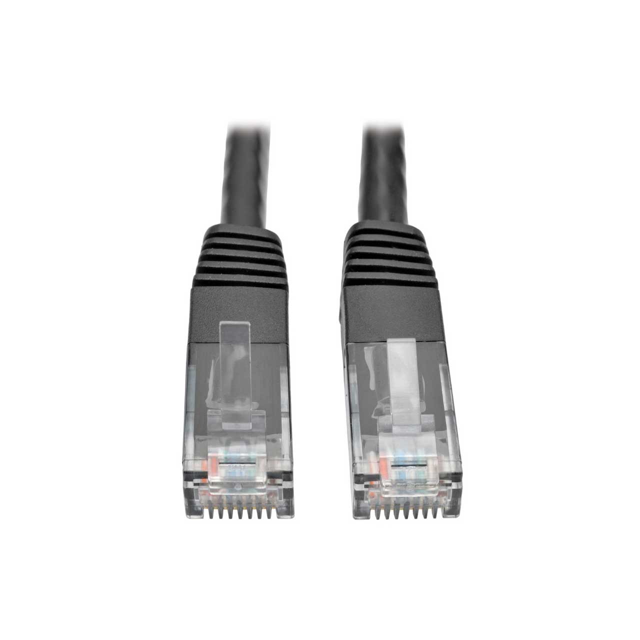 10FT CAT6 Ethernet Patch Cable M/M Black Gigabit 550MHz RJ45