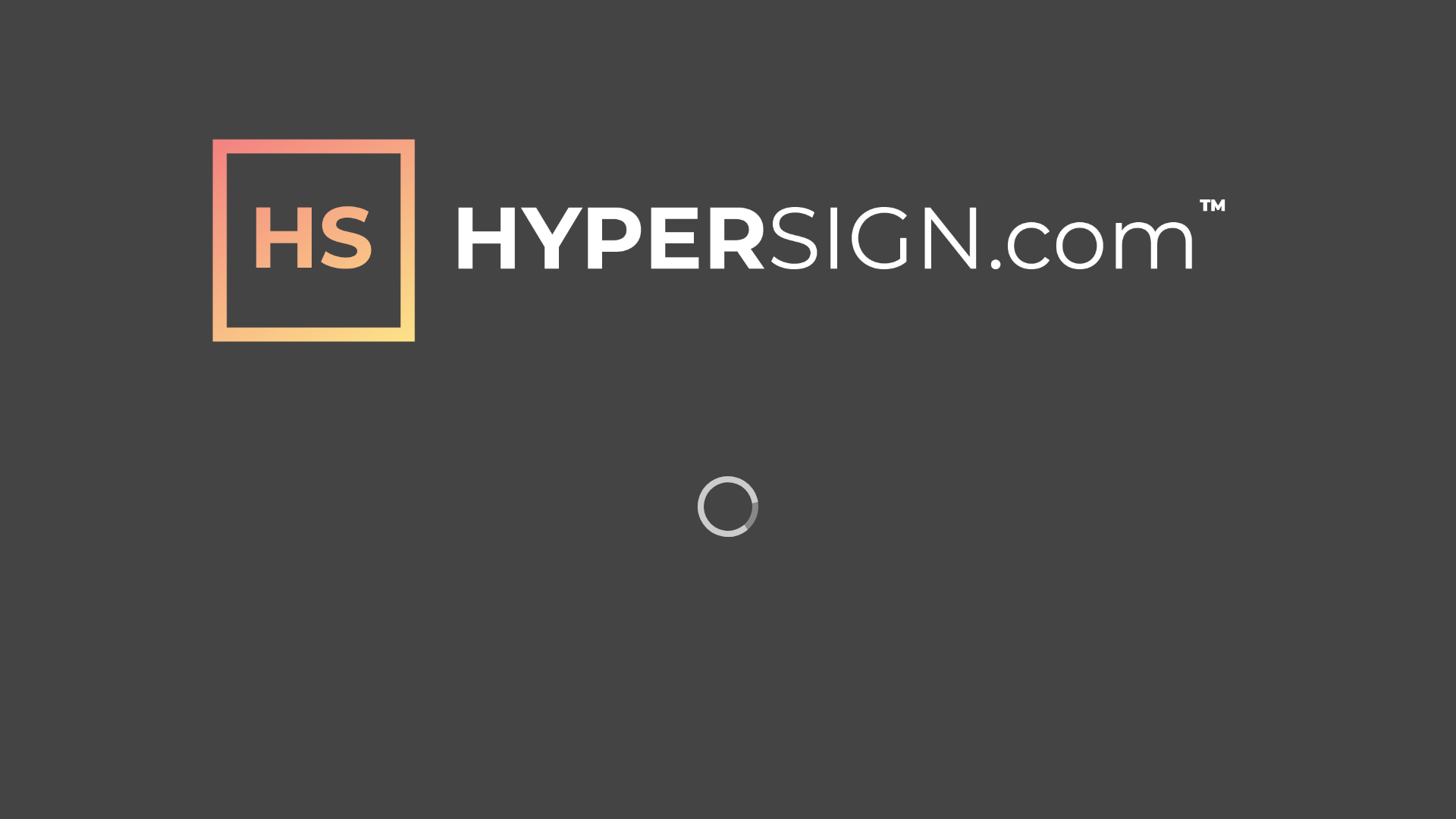 Hypersign Digital Signage