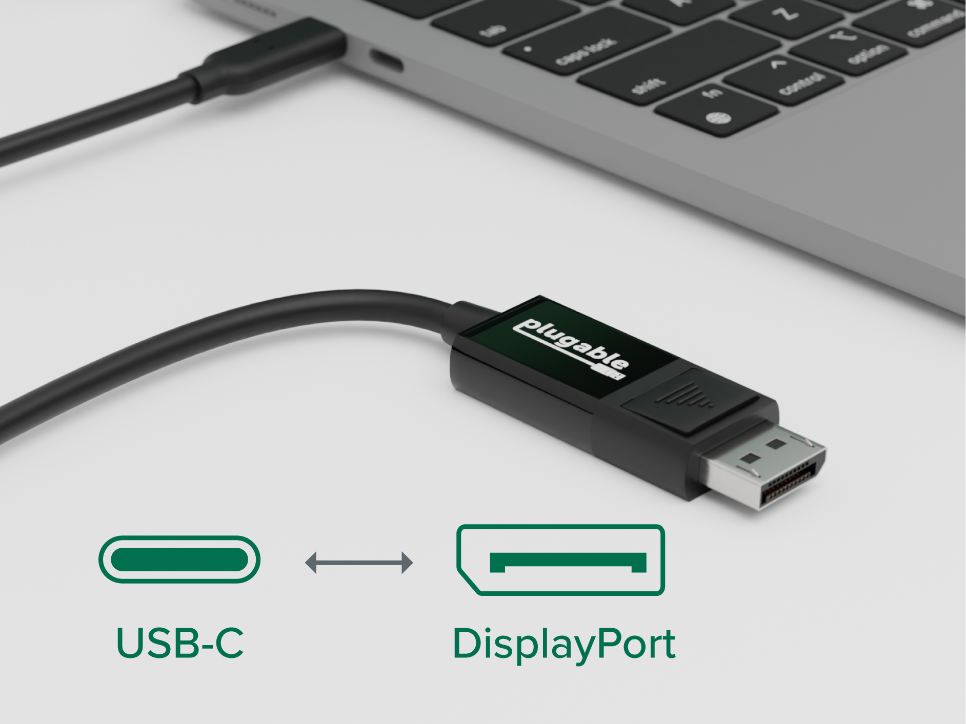 PLUGABLE USBC-DP USB C TO DP    ADAPTER - 6FT