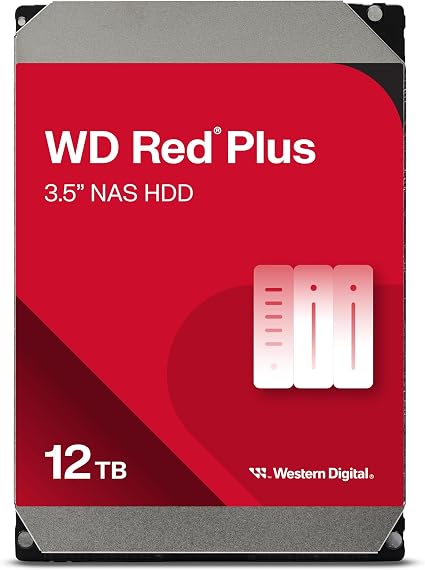 20PK 12TB WD RED PLUS INTERNAL  NAS HDD 3.5IN