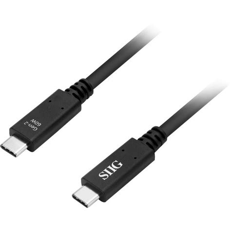 1M USB 3.1 TYPE-C GEN 2 CABLE   60W CHARGE/SYNC 10GBPS TRANSMISSION