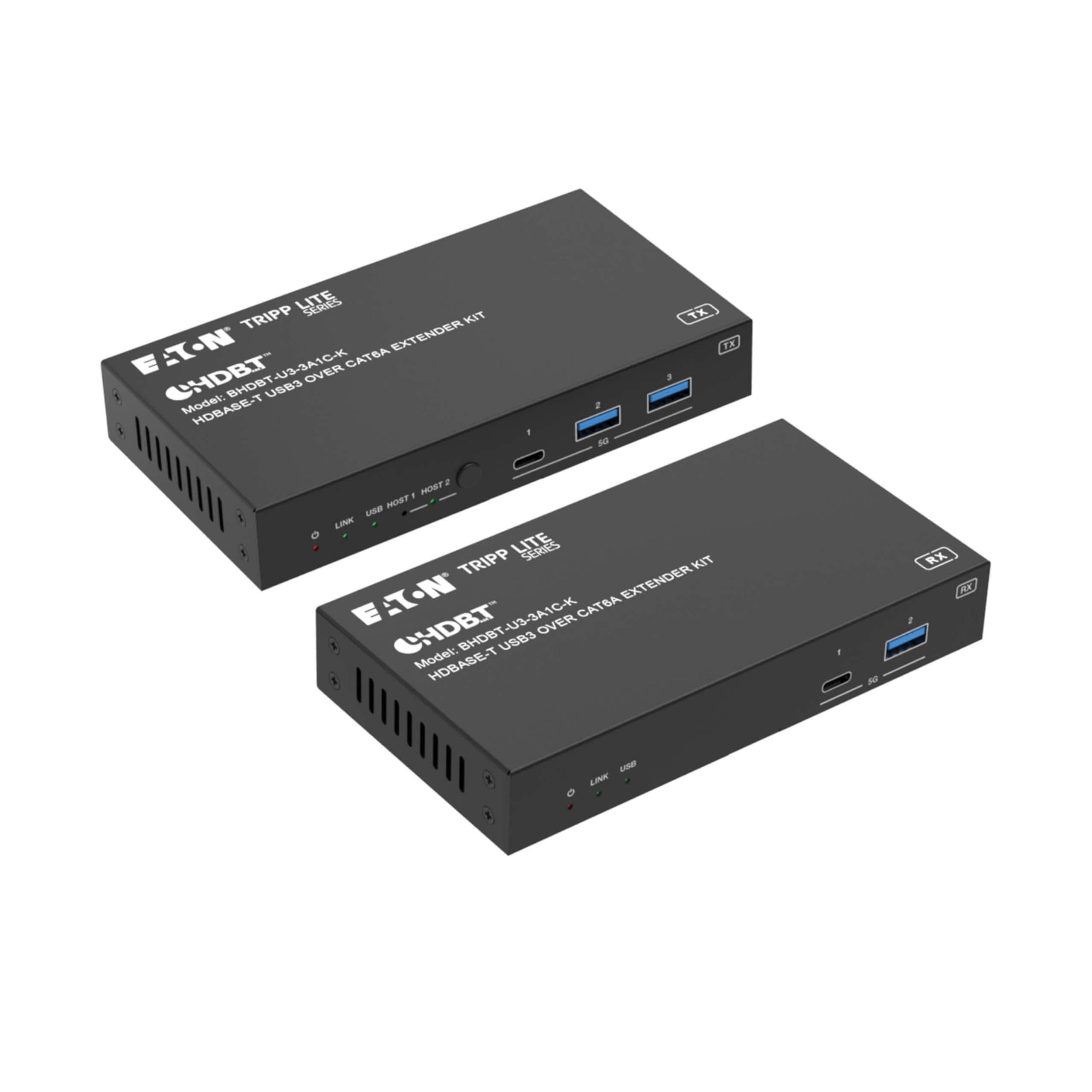TRIPP LITE SERIES HDBASET-USB3 OVER CAT6A EXTENDER KIT DUAL HOST SWITCHING 7 POR