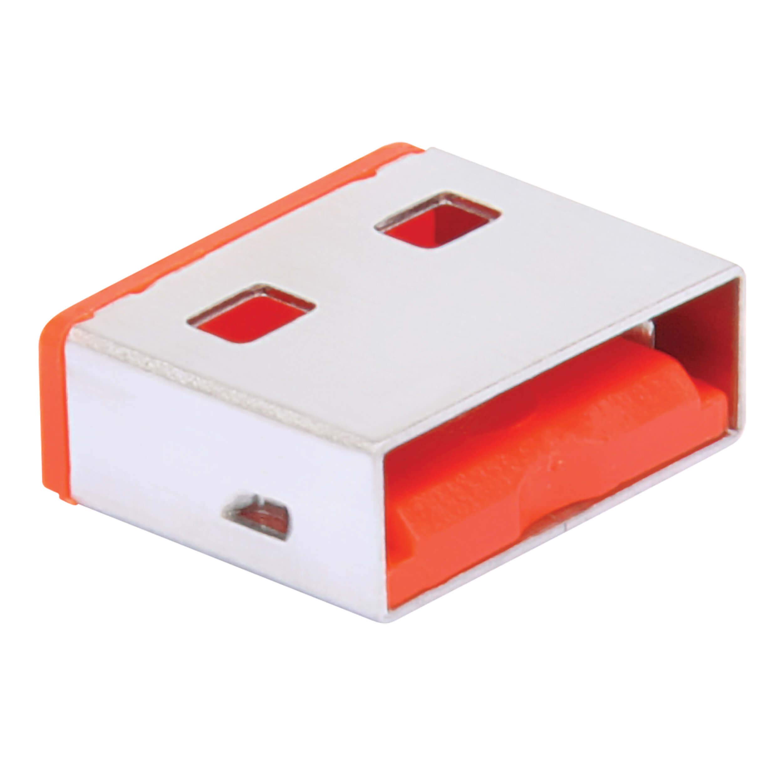 USB-A PORT BLOCKERS RED HUBS    COMPUTERS WALL CHARGERS 10-PACK