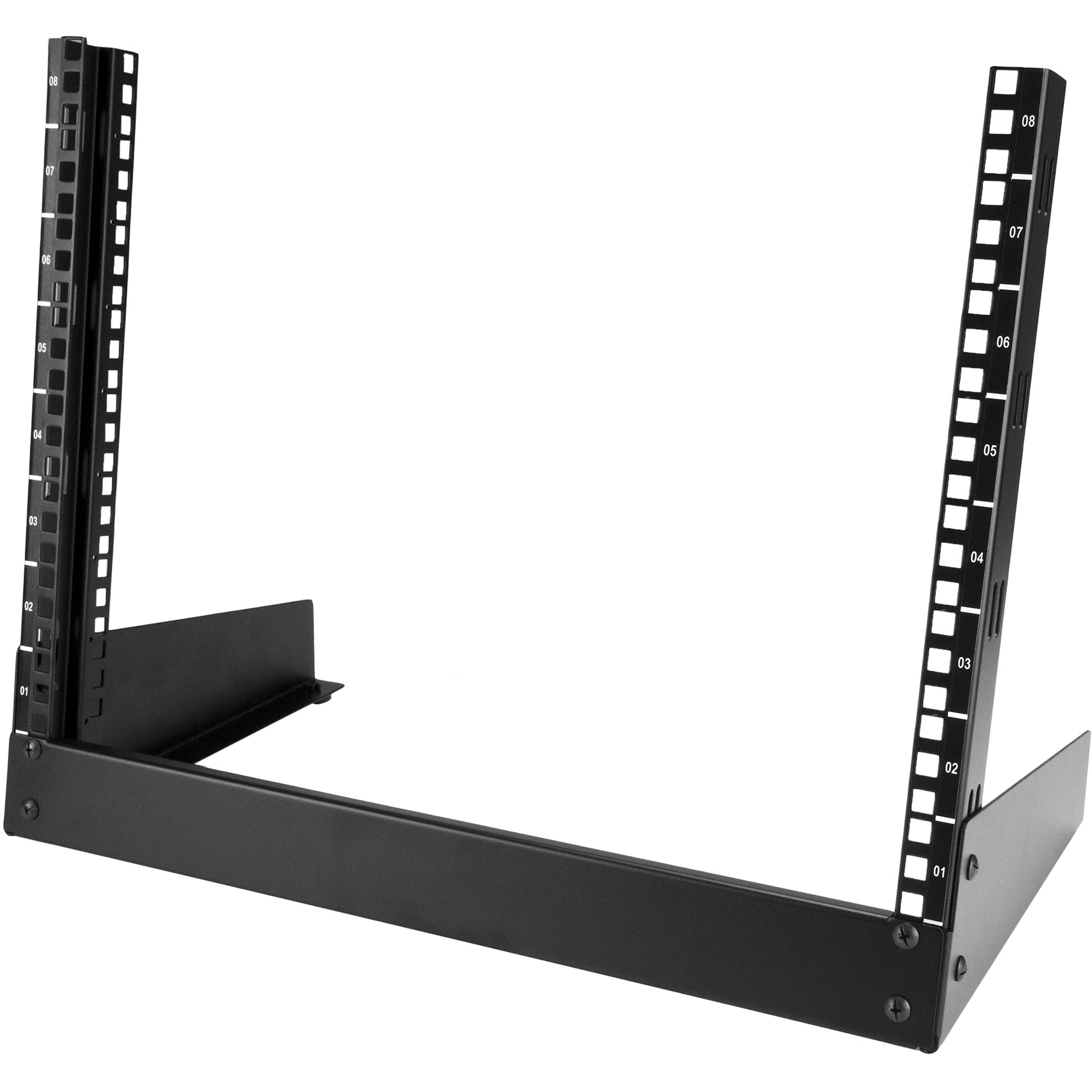 8U OPEN FRAME SERVER RACK       2 POST NETWORK AV EQUIPMENT RACK