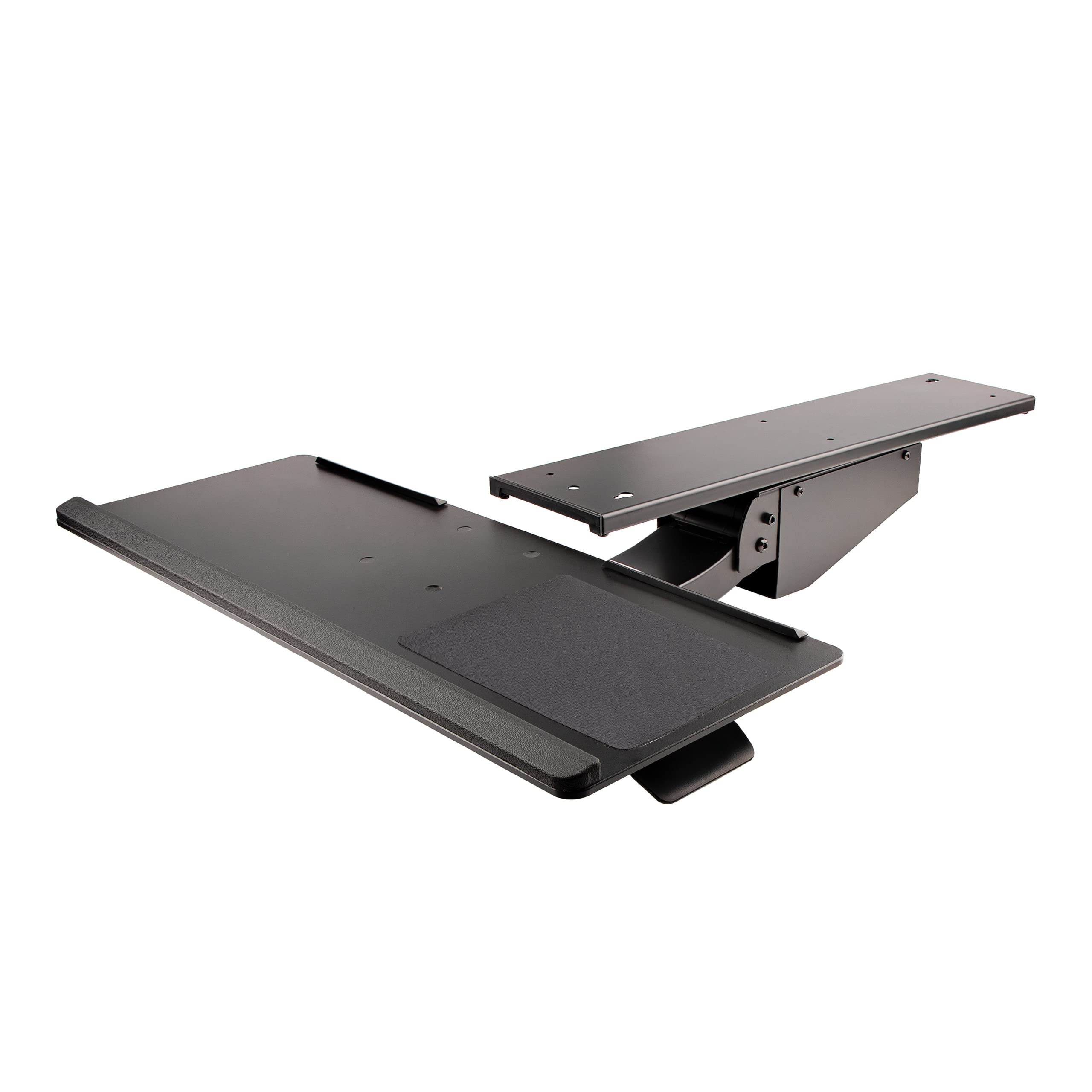 ADJUSTABLE UNDER DESK KEYBOARD  TRAY ERGONOMIC DESK MOUNT TRAY