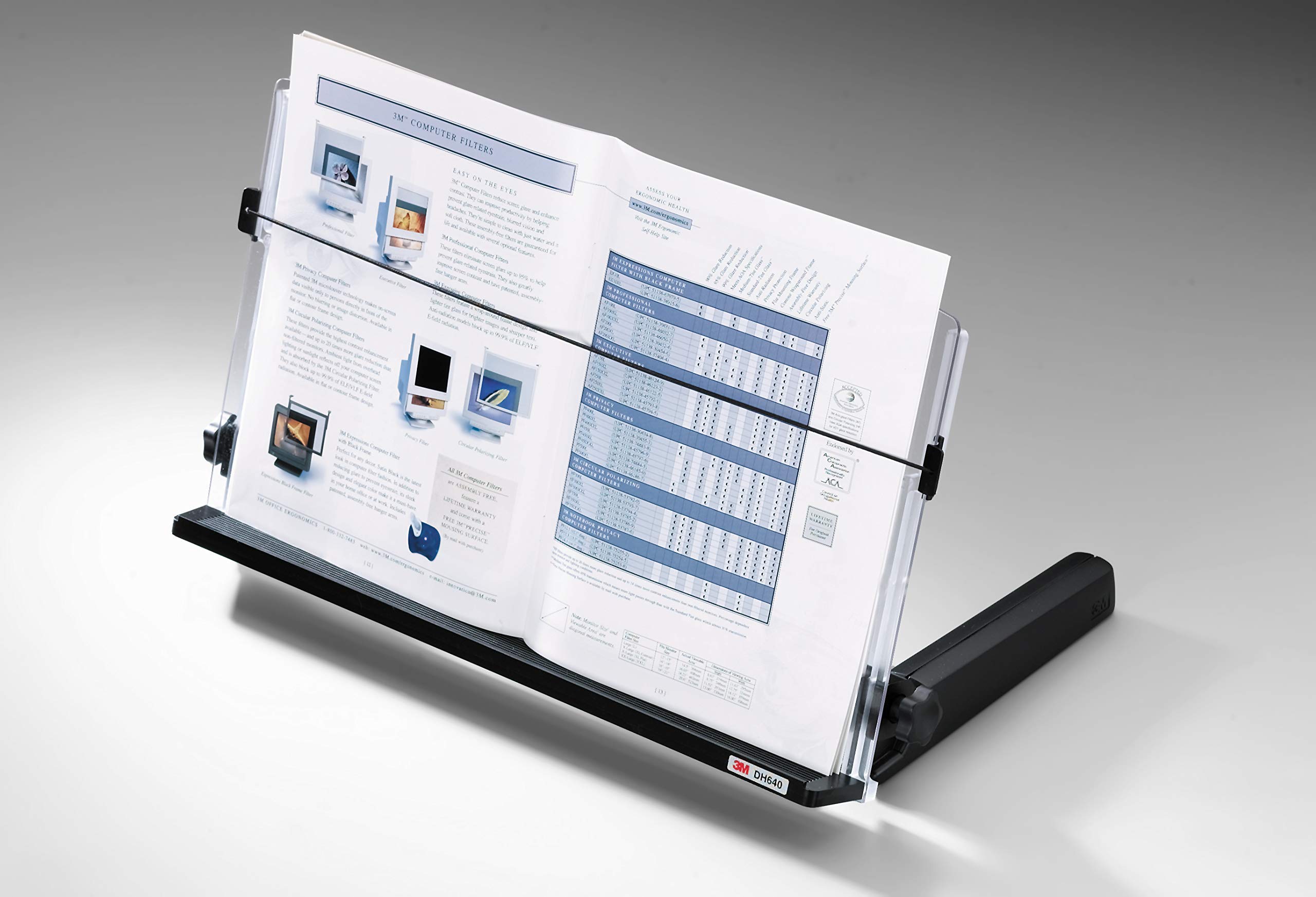IN-LINE DOCUMENT HOLDER 18IN    FIT ON DESK IN FRONT OF MONITOR