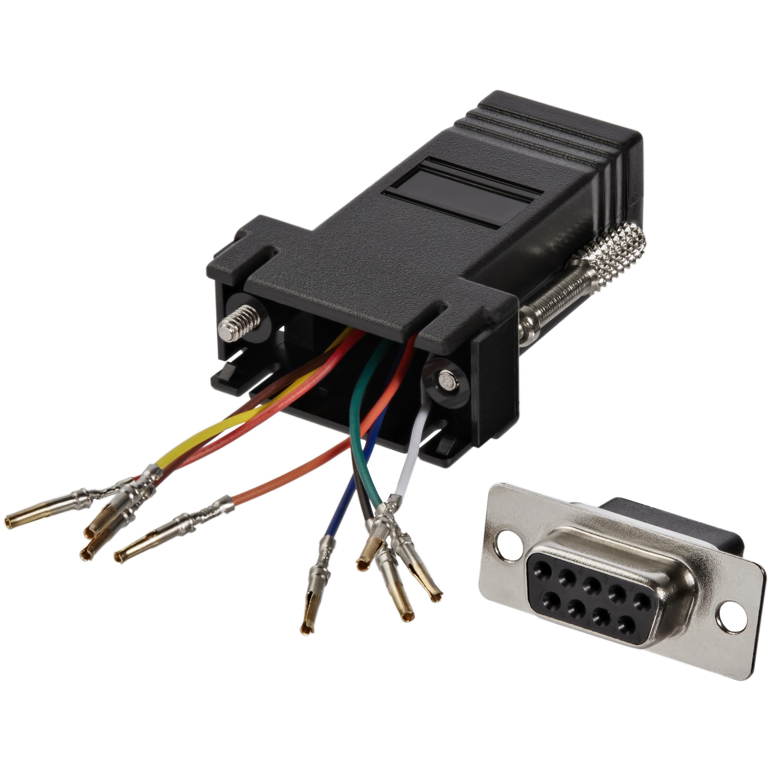 DB9 SERIAL TO RJ45 MODULAR      ADAPTER F/F