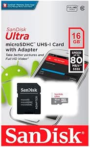 16GB SDSQUNC-016G-AN6MA ULTRA   USD 100MB/S C10