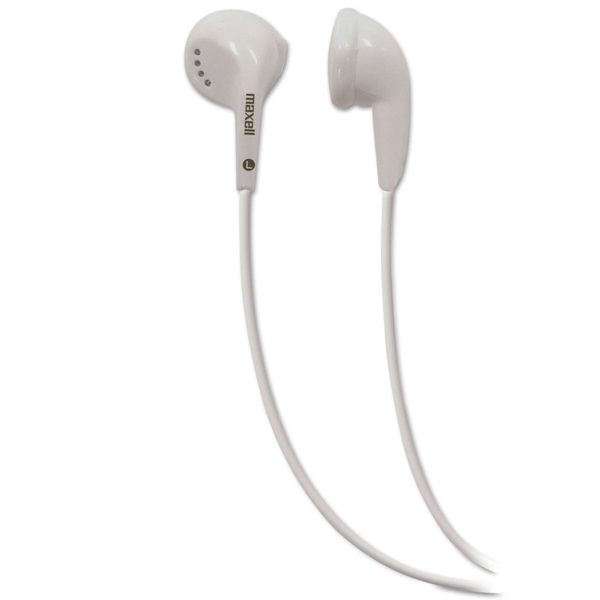 WIRED 3.5MM , OPP ON-EAR WIRED EARBUD (NO MIC) 4FT CORD- WHITE