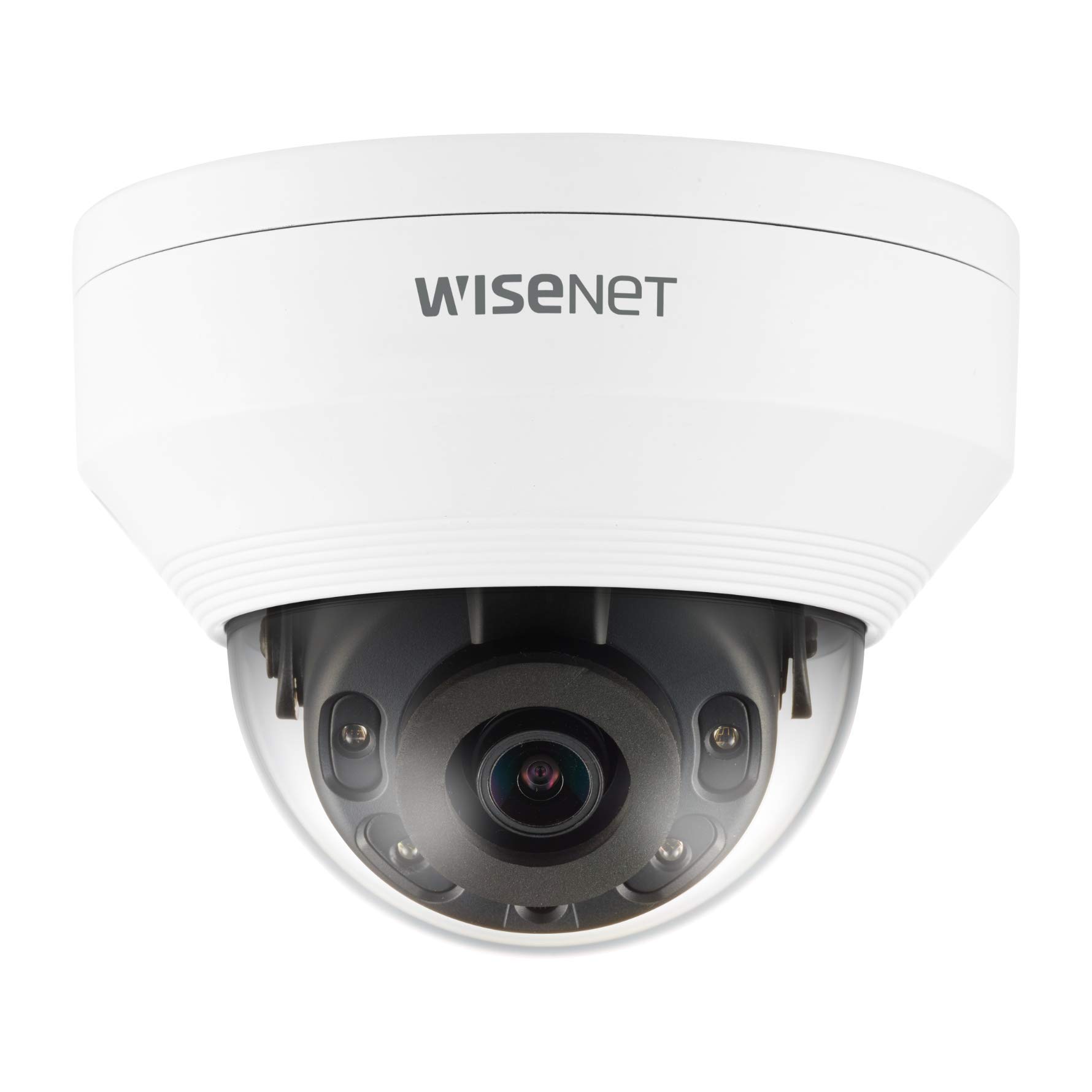 WISENET Q NETWORK OUTDOOR VANDAL DOME CAMERA, 5MP @ 30FPS, 2.8MM FIXED FOCAL LEN