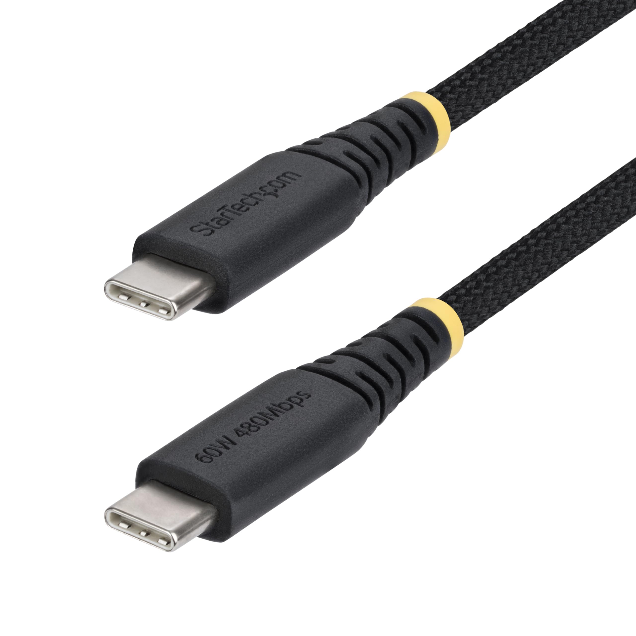 10FT USB-C CHARGING CABLE       60W PD/RUGGED USB 2.0 CHARGER CORD