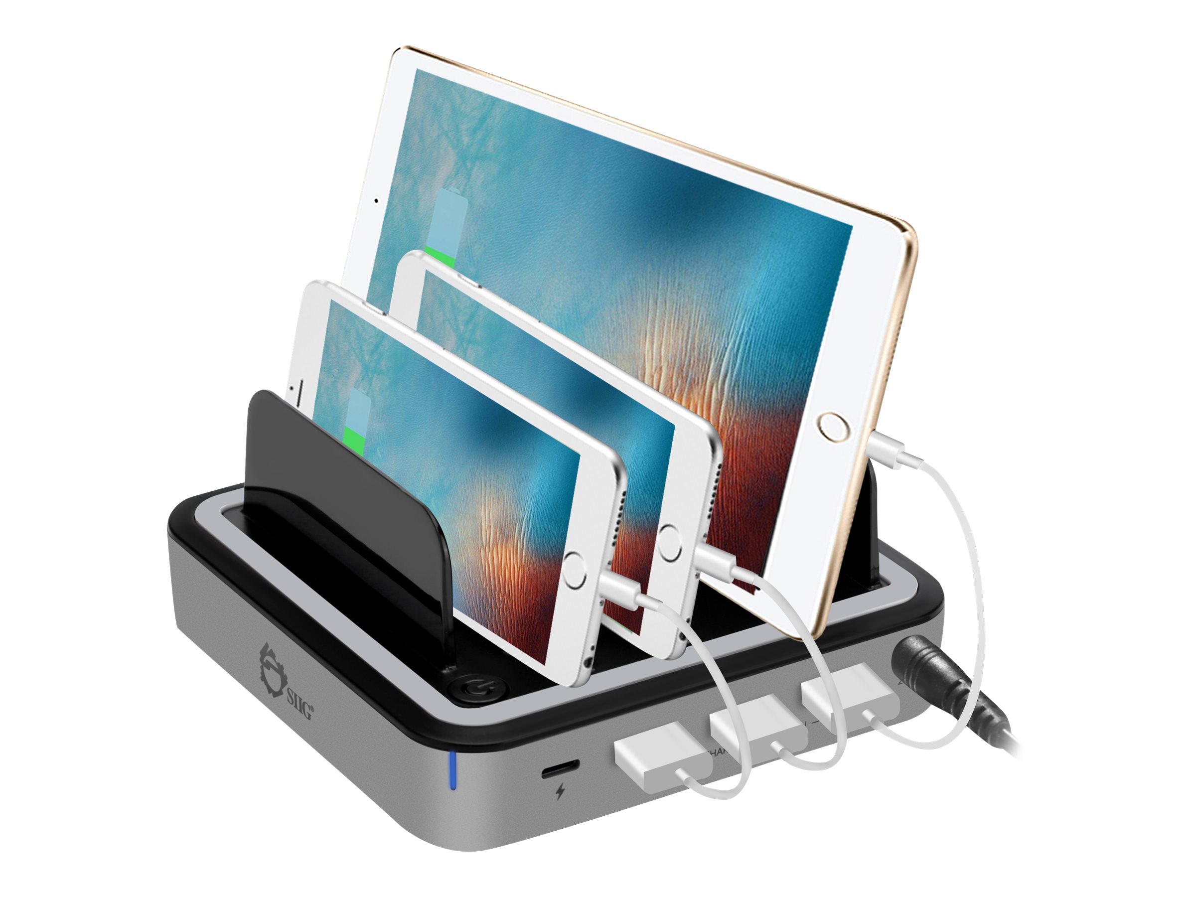 BNDL FAST CHARGING USB WALL AND CAR CHARGER PACK WHITE