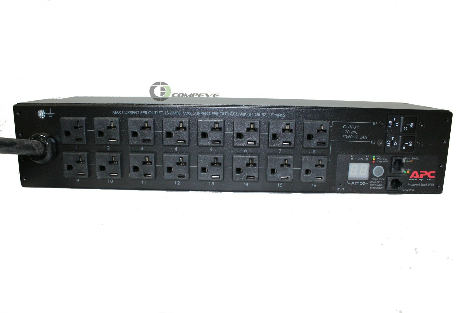 RACK PDU METERED 2U 30A 120V 16 5-20