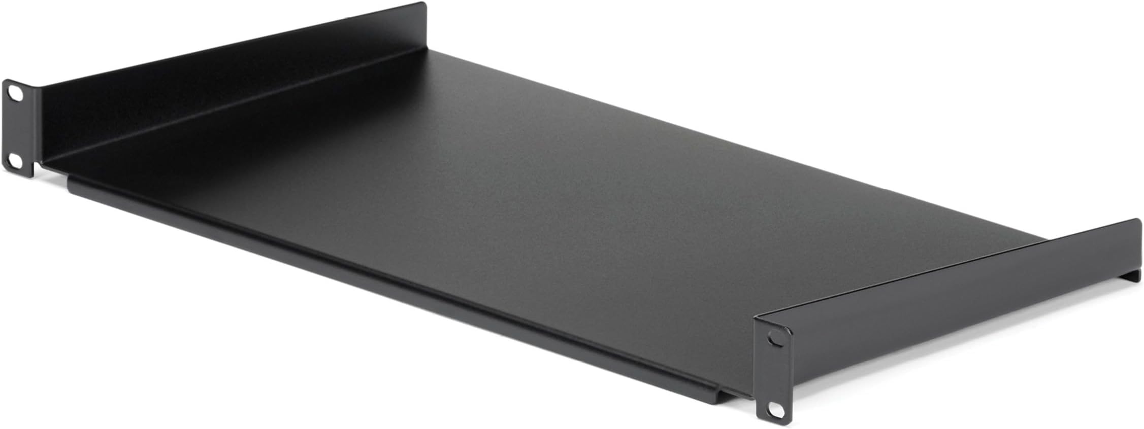 BLACK STANDARD UNIVERSAL SERVER RACK CABINET SHELF