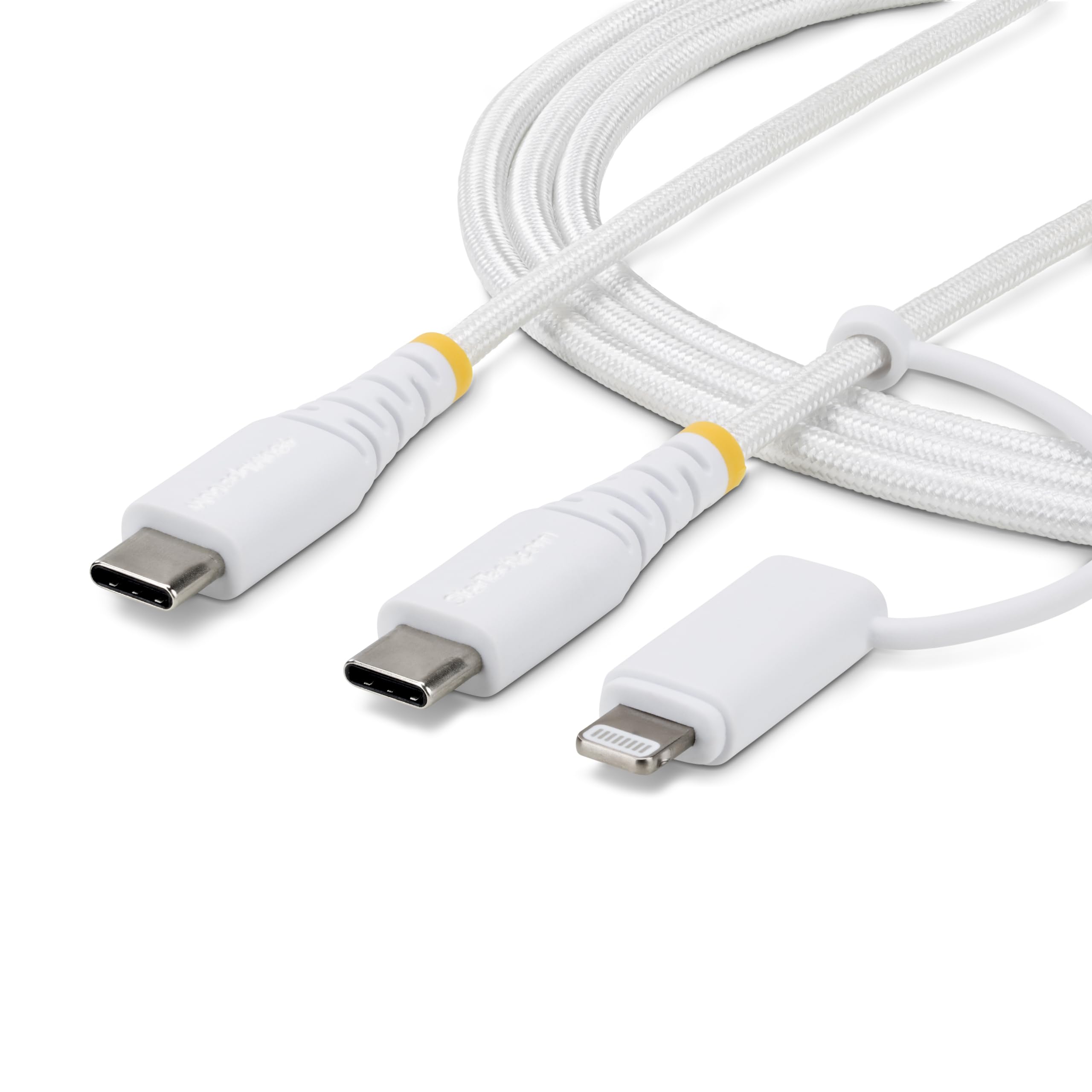 2-IN-1 USB-C CHARGING CABLE     LIGHTNING/USB-C FOR IPHONE/ANDROID
