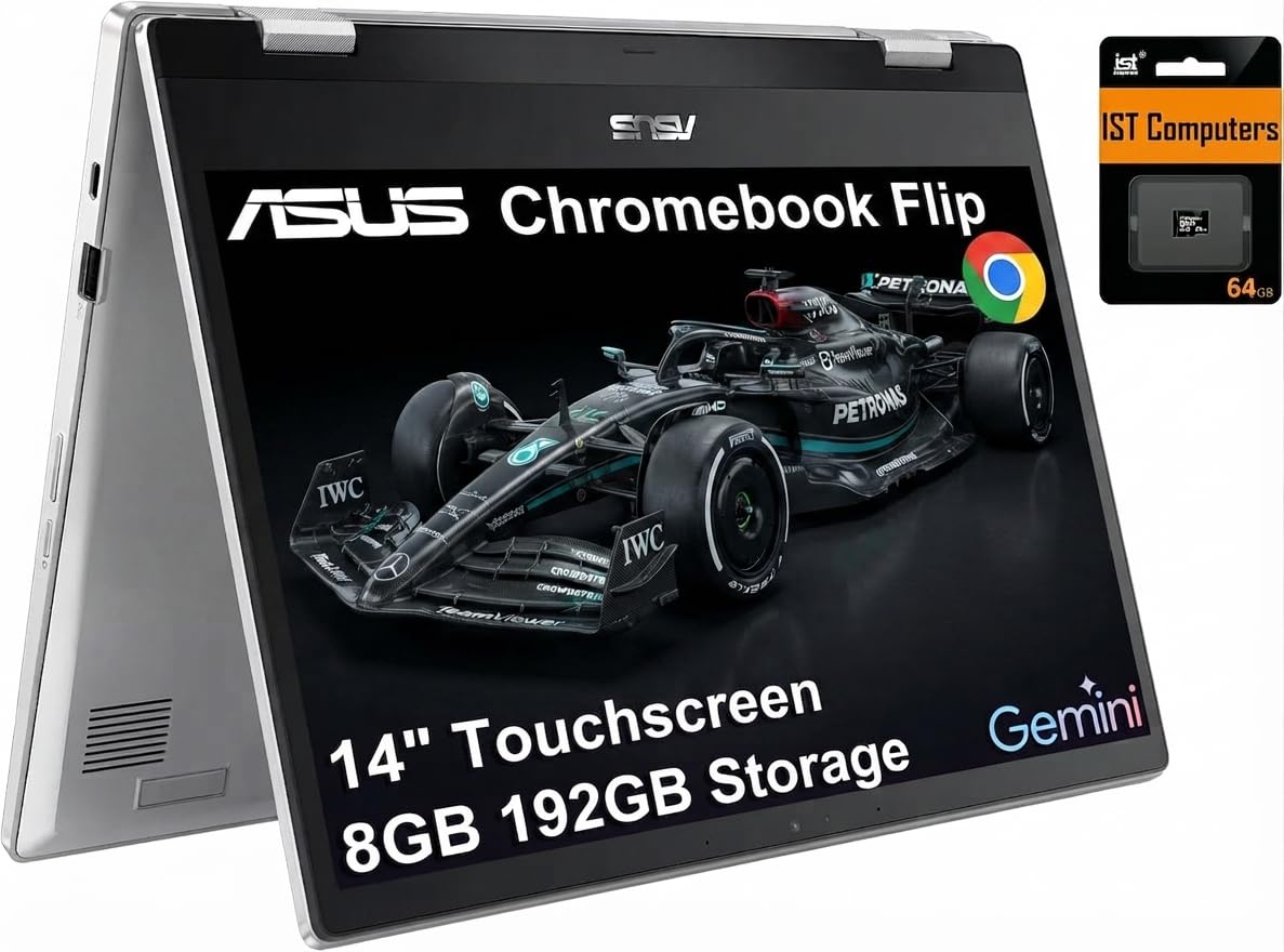 CHROMEBOOK PLUS ASUS CHROMEBOOK PLUS/GREY/14.0 FHD NON-TOUCH/CORE 3 100U/8GB/INT